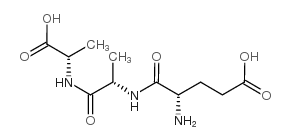 L-Alanine, L-a-glutamyl-L-alanyl-结构式