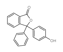1(3H)-Isobenzofuranone,3-(4-hydroxyphenyl)-3-phenyl- Structure