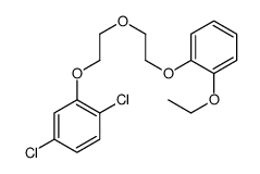 1,4-dichloro-2-[2-[2-(2-ethoxyphenoxy)ethoxy]ethoxy]benzene Structure