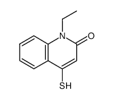 1-ethyl-4-mercaptoquinolin-2(1H)-one结构式