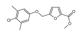 methyl 5-((4-chloro-3,5-dimethylphenoxy)methyl)furan-2-carboxylate Structure