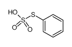 thiosulfuric acid S-phenyl ester Structure