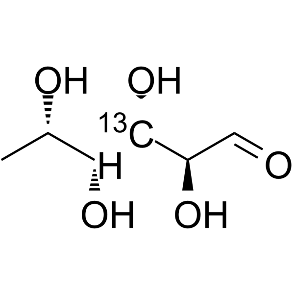 L-[3-13C]岩藻糖结构式