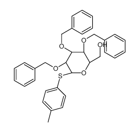 4-Methylphenyl 2,3,4-tri-O-benzyl-1-thio-β-D-glucopyranoside结构式