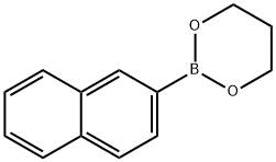 2-(2-naphthalenyl)-1,3,2-Dioxaborinane Structure