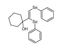 1-[1,2-bis(phenylselanyl)ethenyl]cyclohexan-1-ol Structure