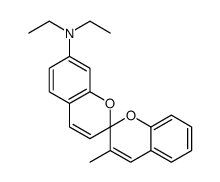 N,N-diethyl-3'-methyl-2,2'-spirobi[2H-1-benzopyran]-7-amine结构式