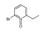 Pyridine, 2-bromo-6-ethyl-, 1-oxide (9CI) structure