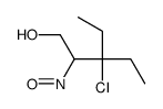 3-chloro-3-ethyl-2-nitrosopentan-1-ol结构式