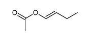 Acetic acid 1-butenyl ester structure