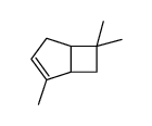 4,7,7-trimethylbicyclo[3.2.0]hept-3-ene Structure