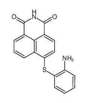 6-((2-aminophenyl)thio)-1H-benzo[de]isoquinoline-1,3(2H)-dione Structure