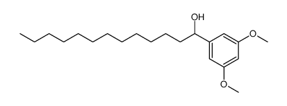 5-(1-hydroxytridecyl)-1,3-dimethoxybenzene结构式