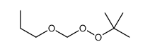 2-methyl-2-(propoxymethylperoxy)propane结构式