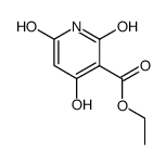 2,4,6-trihydroxy-nicotinic acid ethyl ester结构式