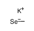 potassium methaneselenolate Structure