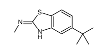 2-Benzothiazolamine,5-(1,1-dimethylethyl)-N-methyl-(9CI)结构式