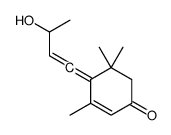 4-(3-hydroxybut-1-enylidene)-3,5,5-trimethylcyclohex-2-en-1-one Structure