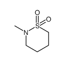N-methyltetrahydro-1,2-thiazine S,S-dioxide结构式