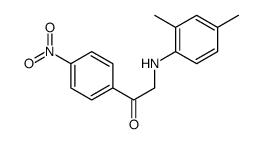 2-(2,4-dimethylanilino)-1-(4-nitrophenyl)ethanone结构式