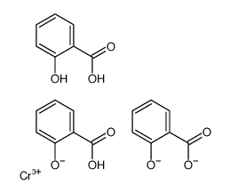tris(salicylato-O1,O2)chromium structure