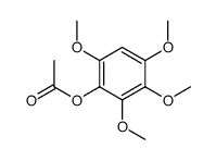2-acetoxy-1,3,4,5-tetramethoxybenzene结构式