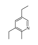 3,5-diethyl-2-methylpyridine Structure