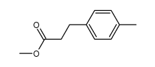 Benzenepropanoic acid, 4-Methyl-, Methyl ester Structure