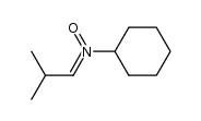 N-Isobutyliden-cyclohexylamin-N-oxid结构式