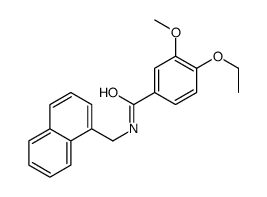 4-ethoxy-3-methoxy-N-(naphthalen-1-ylmethyl)benzamide Structure