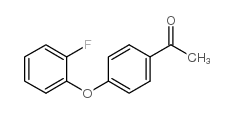 4'-(2-FLUOROPHENOXY)ACETOPHENONE Structure