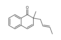 2-(trans-2-Butenyl)-2-methyl-1-naphthalenon Structure