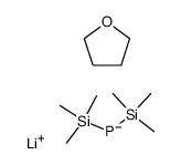 lithium bis(trimethylsilyl)phosphanide-tetrahydrofuran (1/2) Structure