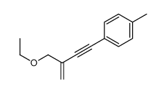 1-[3-(ethoxymethyl)but-3-en-1-ynyl]-4-methylbenzene结构式