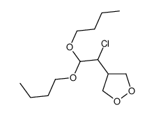 4-(2,2-dibutoxy-1-chloroethyl)dioxolane Structure