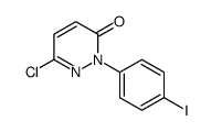 6-chloro-2-(4-iodophenyl)pyridazin-3-one结构式