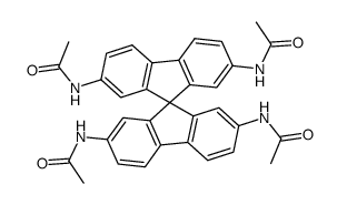 2,2',7,7'-tetra(acetamido)-9,9'-spirobi[9H-fluorene] Structure