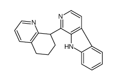 1-(5,6,7,8-tetrahydroquinolin-8-yl)-9H-pyrido[3,4-b]indole Structure