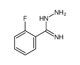 N'-amino-2-fluorobenzenecarboximidamide Structure