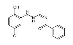 N-[[2-(5-chloro-2-hydroxyphenyl)hydrazinyl]methylidene]benzamide结构式