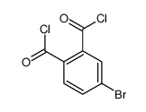 4-bromobenzene-1,2-dicarbonyl chloride Structure