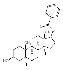 Androstane-3,17-diol,17-benzoate, (3b,5a,17b)- (9CI)结构式