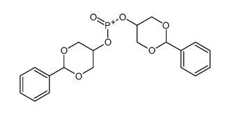 oxo-bis[(2-phenyl-1,3-dioxan-5-yl)oxy]phosphanium Structure