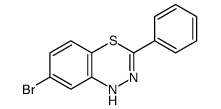 7-bromo-3-phenyl-1H-4,1,2-benzothiadiazine Structure