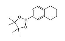 4,4,5,5-tetramethyl-2-(5,6,7,8-tetrahydronaphthalen-2-yl)-1,3,2-dioxaborolane Structure