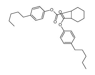 bis(4-pentylphenyl) (1R,2R)-cyclohexane-1,2-dicarboxylate Structure