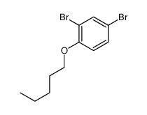 2,4-dibromo-1-pentoxybenzene Structure