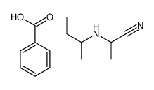 benzoic acid,2-(butan-2-ylamino)propanenitrile结构式