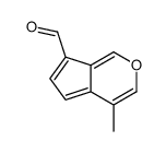 4-methylcyclopenta[c]pyran-7-carbaldehyde结构式