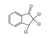 2,2,3-trichloro-2,3-dihydro-benzo[b]thiophene 1-oxide结构式